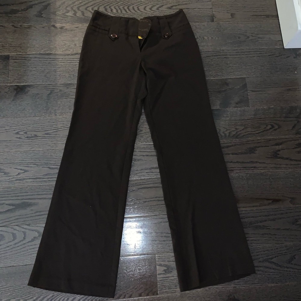 Juniors size 9 brown dress pants